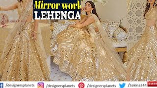 Mirror work Lehenga Designerplanet Amazon