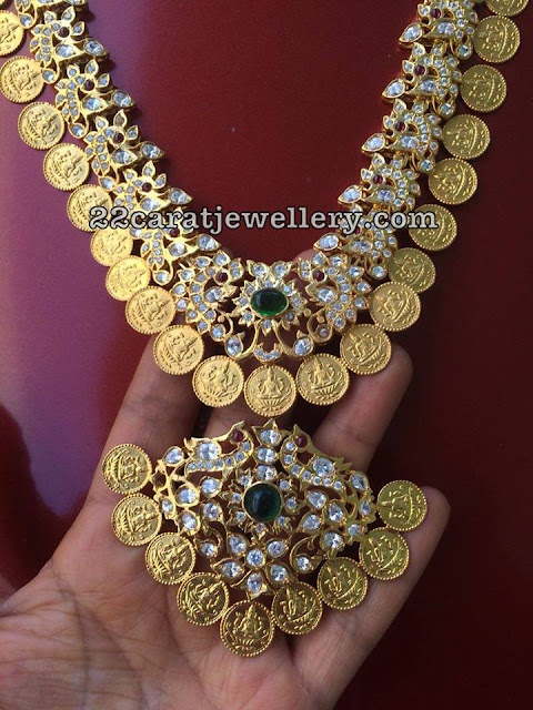 Silver Kasu Mala Necklace and Pendant Designs