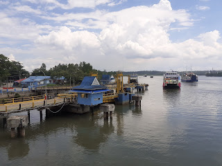 pelabuhan ferry kariangau, kota balikpapan, arham licin,