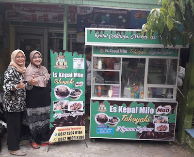 model gerobak es kepal milo terbaru