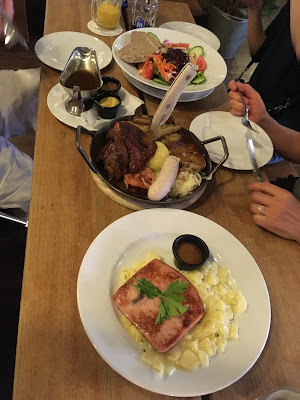 Food at Hofbrau Berlin