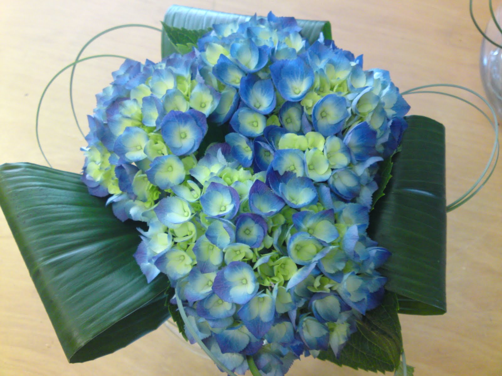 More blue themed flowers.