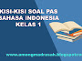 Kisi-kisi Soal PAS Bahasa Indonesia Kelas 1 SD/MI Semester 1 Tahun 2023/2024