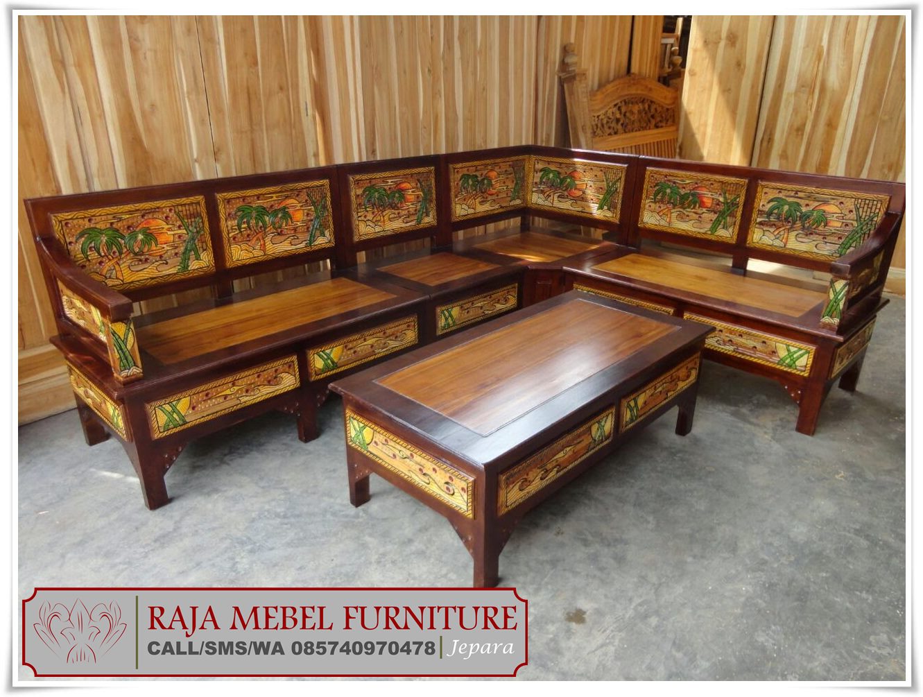 Kursi Tamu Sudut Minimalis Mewah Terbaru Jepara Raja Mebel Furniture