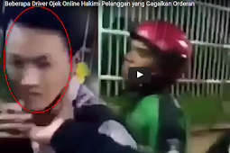 Sejumlah Driver Ojek Online Aniaya Calon Penumpang yang Batalkan Orderan, Tonton Videonya!