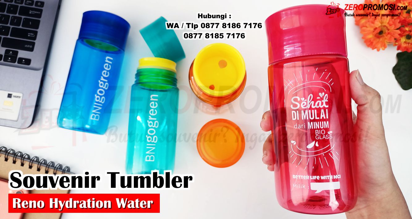 Souvenir Promosi Tumbler Reno Hydration Water Bottle Custom, Souvenir Tumbler Promosi Chielo Reno Hydration Water, Tumbler Reno Hydration Water Bottle Chielo, Tumbler Reno Plastik Custom Logo, Souvenir Tumbler Promosi Reno, Tumbler Promosi, Barang Promosi Water Bottle Botol Minum Reno Chielo,  Tumbler botol minum Plastik Reno Murah, Souvenir Tumbler Eco Bottle Reno Hydration Bottle Chielo