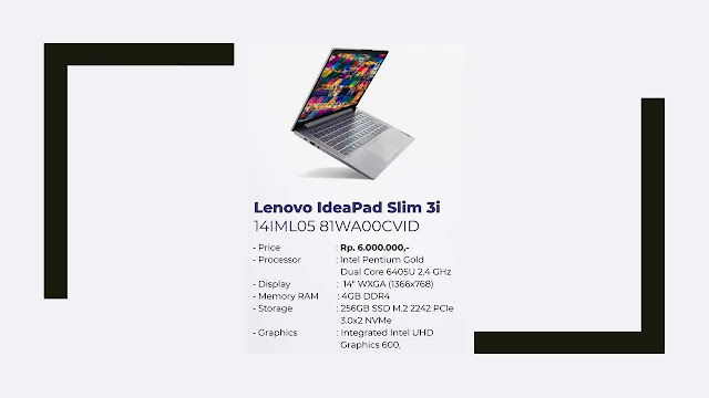 Laptop Lenovo IdeaPad Slim 3i