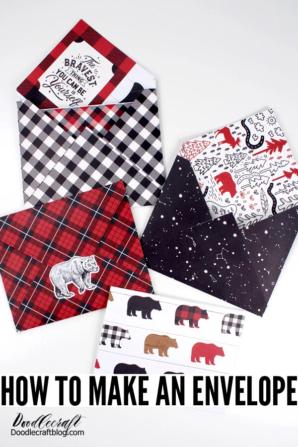 Learn how to fold cute paper envelopes and matching cards using double sided paper. These cute cards can be sent through the mail and brighten the day of the recipient! 