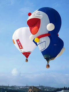Gambar Balon Terbang Karakter Doraemon Jumbo 