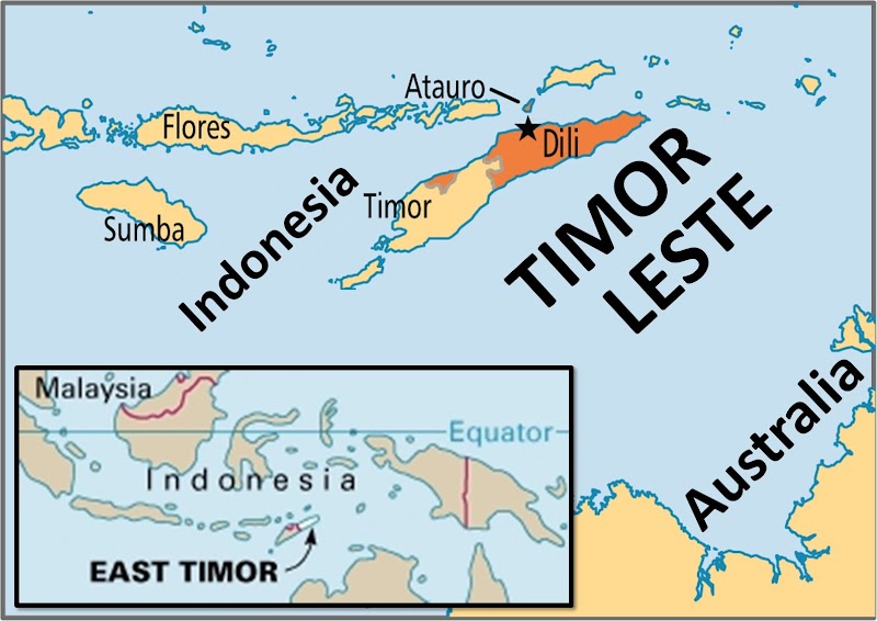 15+ Timor Leste Map