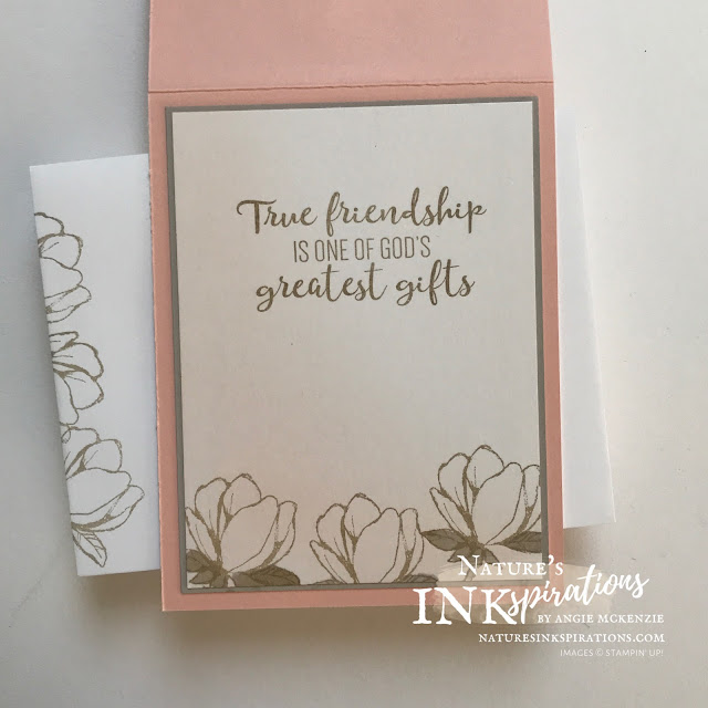 By Angie McKenzie for Stampin' Dreams Blog Hop; Click READ or VISIT to go to my blog for details! Featuring the Good Morning Magnolia and To a Wild Rose stamp sets by Stampin' Up!; #friendshipcards #inspiredbytvseries #inspiredbysweetmagnolias #stamping #goodmorningmagnoliastampset #toawildrosestampset #blendingbrushes #inkblending #fussycutting #coloringwithblends #cardtechniques #janjun2021minicatalog #20202021annualcatalog  #naturesinkspirations #makingotherssmileonecreationatatime #stampinup #handmadecards