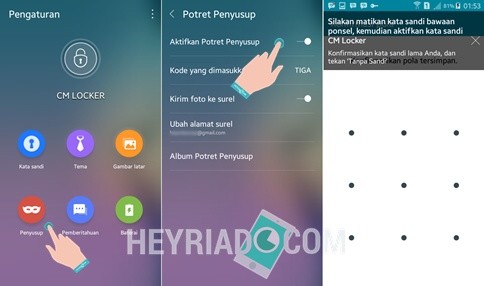 Cara Potret Wajah Yang Salah Memasukkan Pola Android