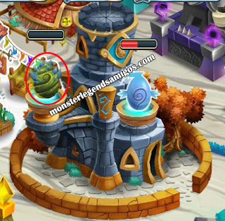 huevo del dragonian beast en la torre nidal de monster legends 