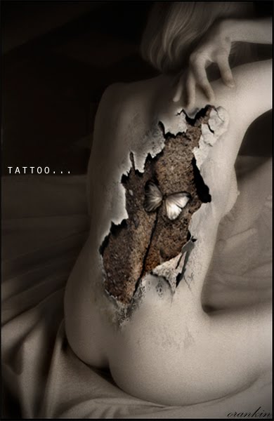 Nice Back Body Tattoo Ideas With Butterfly Tattoo Designs With Image Back