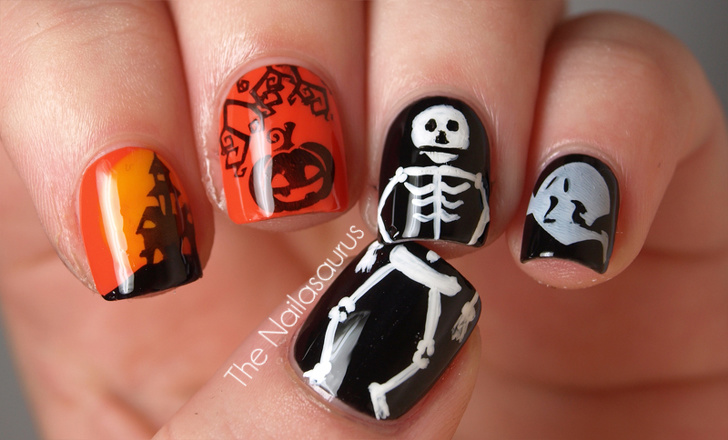 26 Inspiring Nail Designs For A Stunningly Spooky Halloween Look