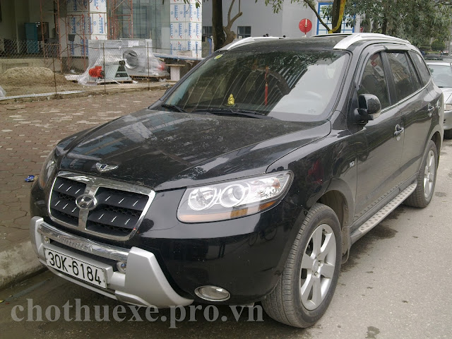 cho thuê xe 7 chỗ Hyundai Santafe