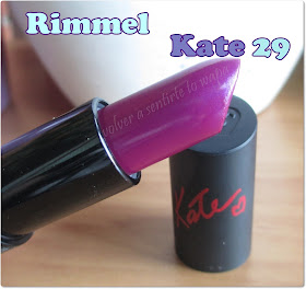 Labial 29 Boho Rapsody de Rimmel by Kate - tono fuxia morado