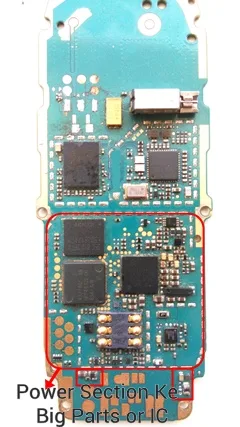 How to identify power section on pcb of a mobile phone | All IC or parts identification on PCB circuit diagram | Mobile Phone Repairing Course | iphone Repair | cell phone repair Hindi me