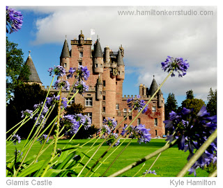 Angus Kirriemuir castle queen mother residence  Hamilton Kerr grounds Scotland 