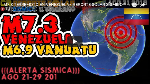 Resultado de imagen para SISMO EN VENEZUELA 21 DE AGOSTO ATIPICO