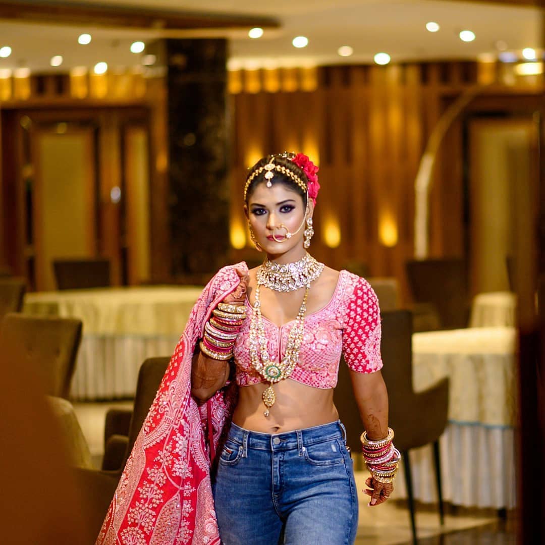 Bridal with Jeans Look