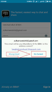 cara membuat akun bbm baru