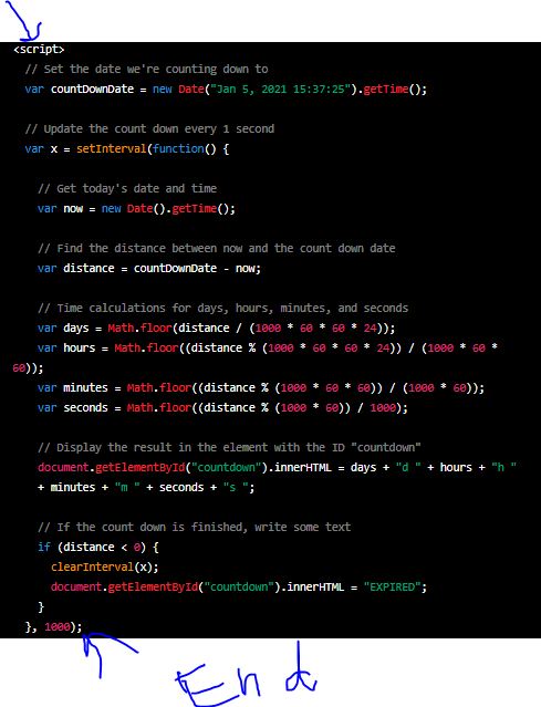 Image of Next, add a script element to the HTML email and include the following JavaScript code: