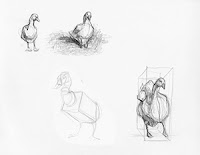 Geese Character Design by Mary Highstreet