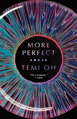 book cover of cyberpunk novel More Perfect by Temi Oh