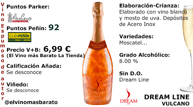 comprar vino espumoso dream line vulcano alternativa al cava 