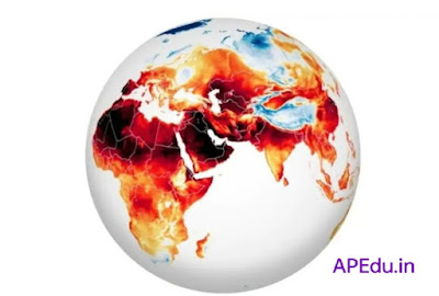 Earth turned from blue to red .Shocking photo released by NASA.