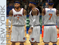 NBA 2K13 Knicks Home Jersey Patch