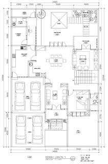 Contoh Gambar Denah Rumah Minimalis [ www.BlogApaAja.com ]