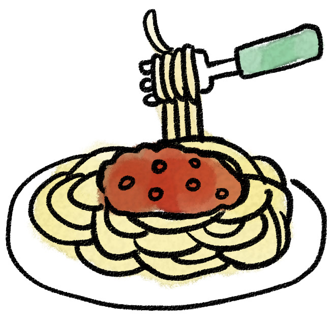 スパゲティ ミートソースのイラスト ゆるかわいい無料イラスト素材集 スパゲティ ミートソースのイラスト ゆるかわいい無料イラスト素材集