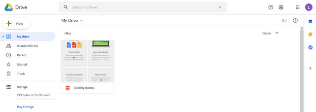 Dashboard Google Drive