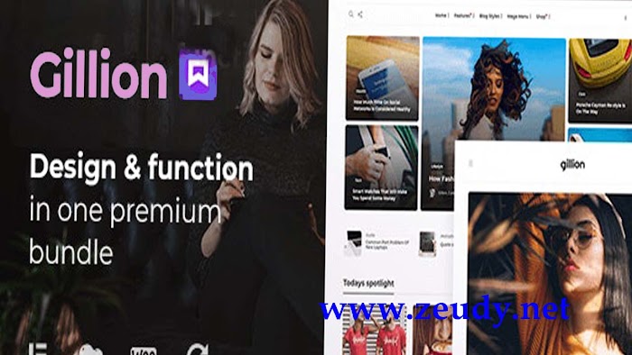 Gillion v4.3.2 – Multi-Concept Blog/Magazine & Shop WordPress AMP Theme Free download