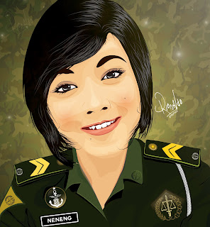 Neneng irma corel vector