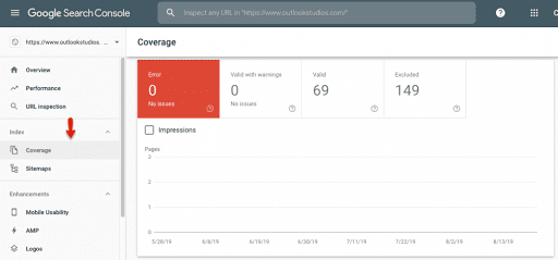 check for broken links in search console