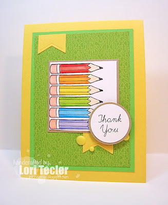 Teacher Thank You card-designed by Lori Tecler/Inking Aloud-stamps from SugarPea Designs