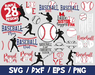 Baseball SVG Bundle, Love Baseball Vector, Baseball Mom, Proud Baseball Dad, Baseball Stitches, Ball, Baseball Cricut, Baseball Season Shirt