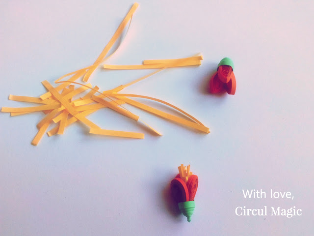 Circul Magic Flori quilling realizate din hartie