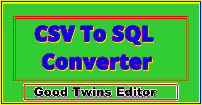 CSV to SQL