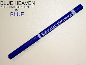 Blue Heaven Kajal/Eye Liner in Blue : Review, Price Online in India and Swatches