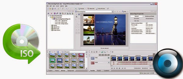 Make HD video films from ISO files using Sony DVD Architect