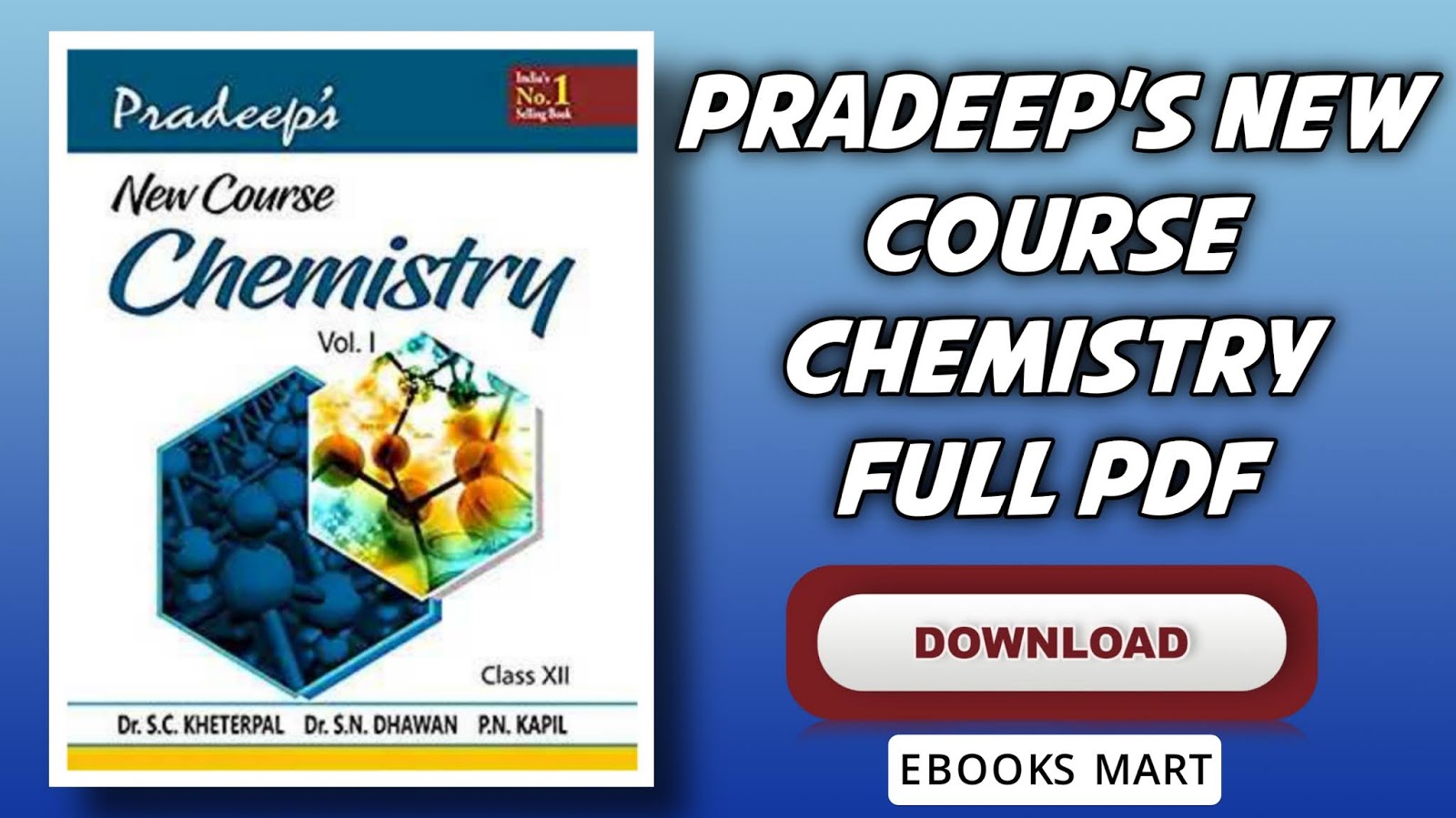 Pradeep Chemistry Class 12 Pdf Pradeep's New Course Chemistry Books PDF For Class XII