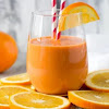 Orange Smoothie Stress Busting