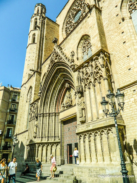 Basílica de Santa Maria del Mar em Barcelona