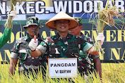 Panen Raya di Ngawi, Pangdam Brawijaya: Keberhasilan Danrem 081/DSJ dan Jajarannya Untuk Ketahanan Pangan