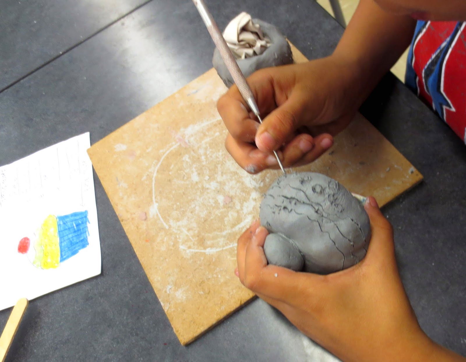 Dimensional Art with Paper Clay