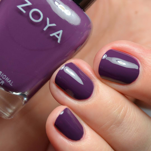 purple creme nail polish